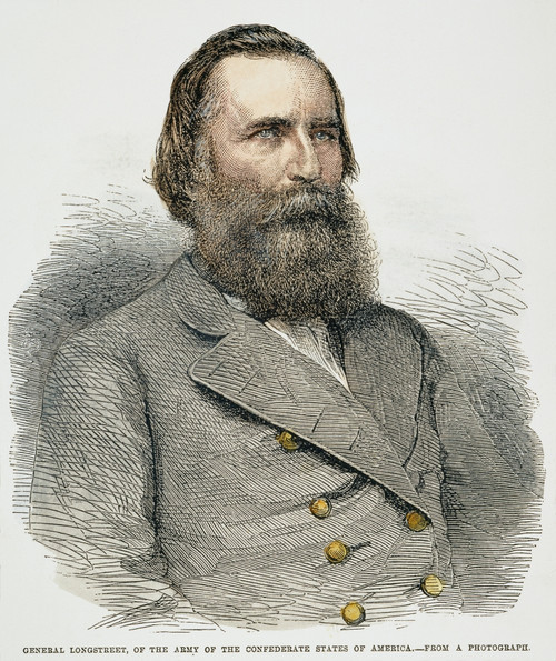James Longstreet /N(1821-1904). American Army Officer. Wood Engraving, American, 1864. Poster Print by Granger Collection - Item # VARGRC0056790