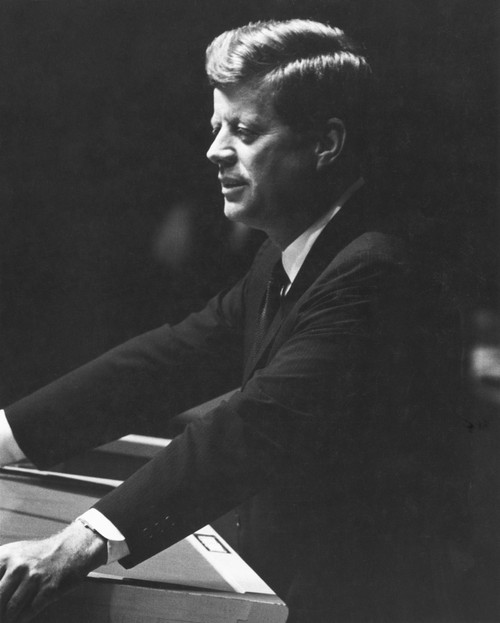 John F. Kennedy, 1963. /Npresident John F. Kennedy Addressing The United Nations General Assembly In New York, September 20, 1963. Poster Print by Granger Collection - Item # VARGRC0006769