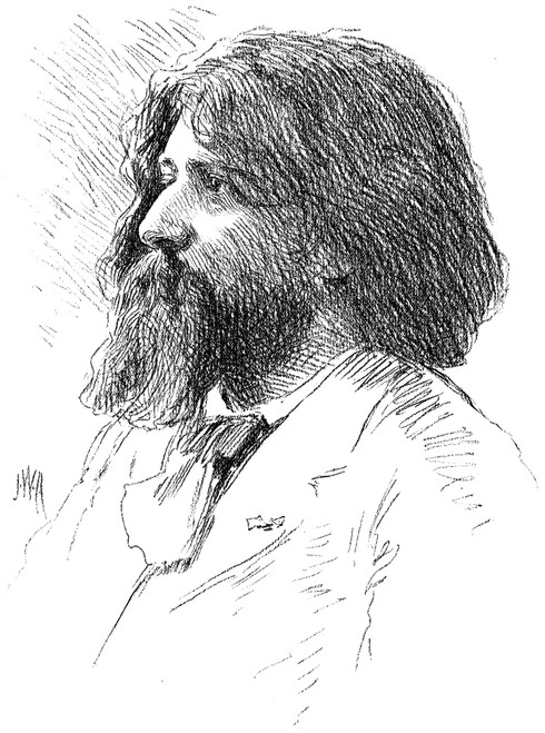 Alphonse Daudet (1840-1897). /Nfrench Writer. Drawing, 19Th Century, After A Photograph By Nadar. Poster Print by Granger Collection - Item # VARGRC0078467