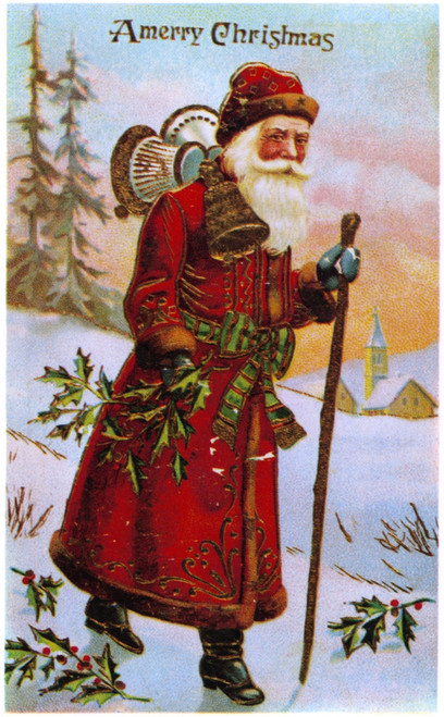 American Christmas Card. /Nlate 19Th Century. Poster Print by Granger Collection - Item # VARGRC0018678