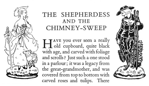 Andersen: Shepherdess. /N'The Shepherdess And The Chimney-Sweep.' Drawing By Arthur Rackham For The Fairy Tale By Hans Christian Andersen. Poster Print by Granger Collection - Item # VARGRC0079073