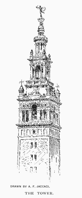 Madison Square Garden. /Nthe Tower Of The Second Incarnation Of Madison Square Garden (1890-1925), Designed By Stanford White. Drawing, 1894. Poster Print by Granger Collection - Item # VARGRC0092363