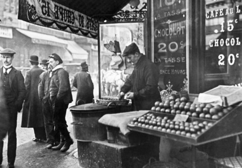 Paris: Chestnut Vendor. /Nchestnut Vendor In Paris, France, C1900. Poster Print by Granger Collection - Item # VARGRC0094916