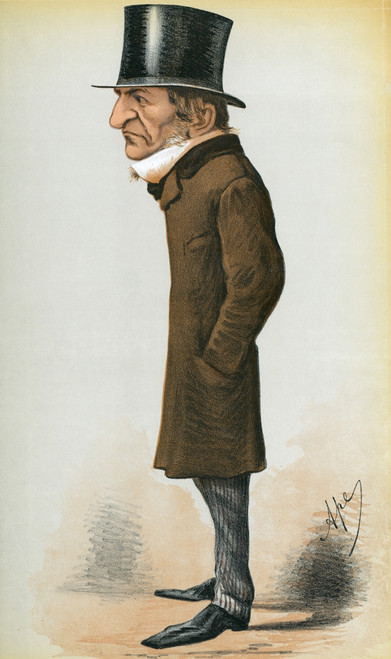 William Ewart Gladstone /N(1809-1898). English Statesman. Caricature Lithograph, 1869, By 'Ape' (Carlo Pellegrini). Poster Print by Granger Collection - Item # VARGRC0045580