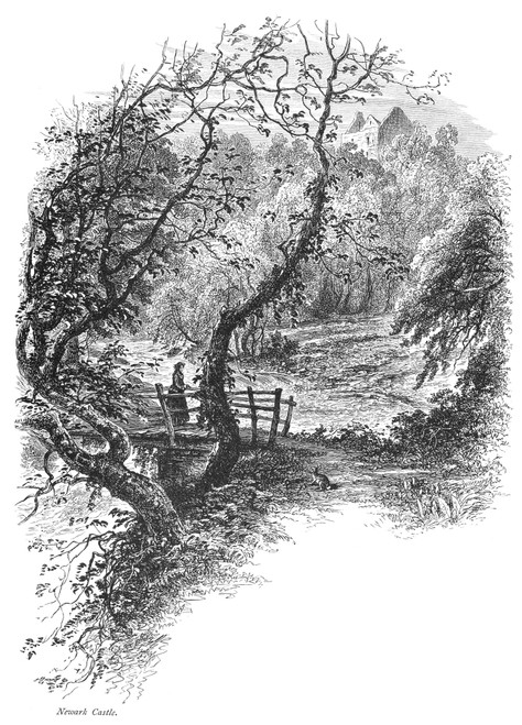 Scotland: Newark Castle. /Nwood Engraving, 19Th Century. Poster Print by Granger Collection - Item # VARGRC0049273