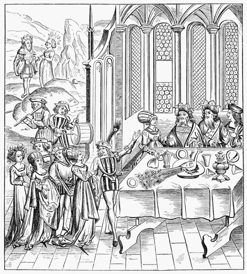 France: Banquet, 1517. /Nserving The Peacock At A State Banquet. Woodcut From An Edition Of The Works Of Virgil Published At Lyons, France, In 1517. Poster Print by Granger Collection - Item # VARGRC0077489 France: Banquet, 1517. /Nserving The Peacock At A State Banquet. Woodcut From An Edition Of The Works Of Virgil Published At Lyons, France, In 1517. Poster Print by Granger Collection - Item # VARGRC0077489