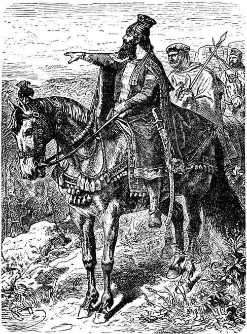Cyrus Ii (600-529 B.C.). /Nknown As Cyrus The Great. King Of Persia 550-529 B.C. Wood Engraving, 19Th Century. Poster Print by Granger Collection - Item # VARGRC0033383