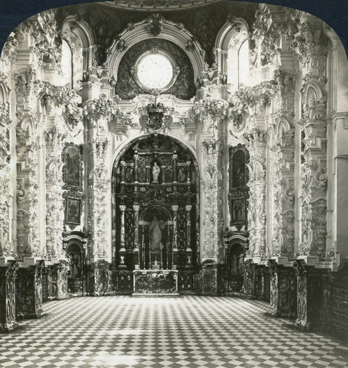 Spain: Cartuja Monastery. /N'The Beautiful Sacristy Of The Purest Marbles, Cartuja Convent, Granada, Spain.' Stereograph, C1908. Poster Print by Granger Collection - Item # VARGRC0323561
