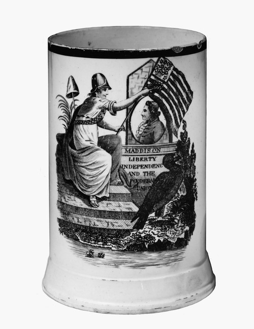 James Madison (1751-1836). /N4Th President Of The United States. English-Made Mug Honoring Madison, Early 19Th Century. Poster Print by Granger Collection - Item # VARGRC0114639