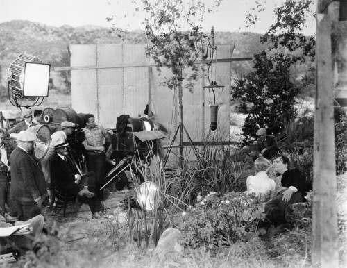 Film: Abraham Lincoln, 1930. /Nwalter Huston As Abraham Lincoln And D.W. Griffith On The Set Of The D.W. Griffith Film 'Abraham Lincoln,' 1930. Poster Print by Granger Collection - Item # VARGRC0174678