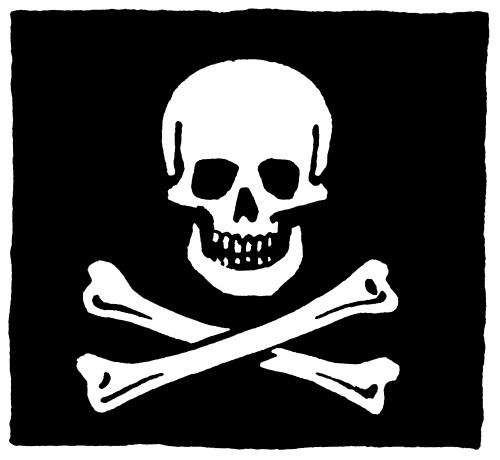 Jolly Roger Flag. /Nflag Of The English Pirate, Edward England. Poster Print by Granger Collection - Item # VARGRC0016671