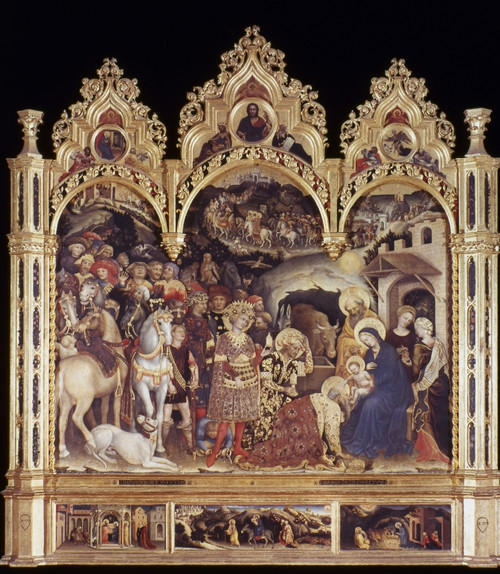 Adoration Of The Magi. /Ngentile Da Fabriano. Wood, 1423. Poster Print by Granger Collection - Item # VARGRC0032731