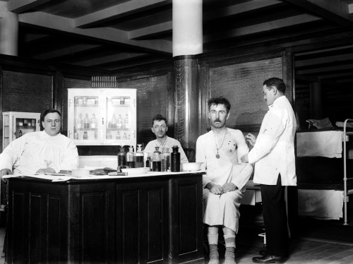 Vaccination, 1914. /Nvaccinating A Lodger At A Lodging House In New York City. Photograph, 1914. Poster Print by Granger Collection - Item # VARGRC0326196
