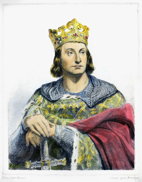 Philip Ii (1165-1223). /Nknown As Philip Augustus. King Of France, 1180-1223. Steel Engraving, French, 19Th Century. Poster Print by Granger Collection - Item # VARGRC0088740