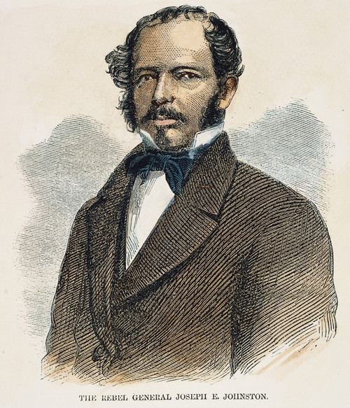 Joseph E. Johnston /N(1807-1891). American Army Officer. Wood Engraving, 1861. Poster Print by Granger Collection - Item # VARGRC0047422