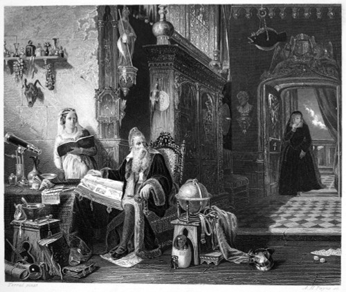 Astrologer. /Nsteel Engraving, 19Th Century, After Terral. Poster Print by Granger Collection - Item # VARGRC0075407 Astrologer. /Nsteel Engraving, 19Th Century, After Terral. Poster Print by Granger Collection - Item # VARGRC0075407