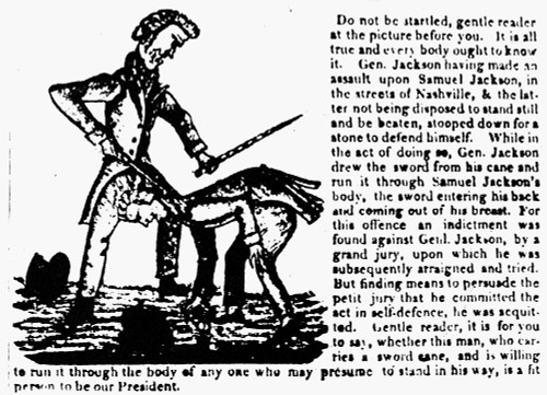 Presidential Campaign, 1828. /Ndetail From One Of The Anti-Jackson Coffin Handbills Published During Andrew Jackson'S Presidential Campaign Of 1828. Poster Print by Granger Collection - Item # VARGRC0004396 Presidential Campaign, 1828. /Ndetail From One Of The Anti-Jackson Coffin Handbills Published During Andrew Jackson'S Presidential Campaign Of 1828. Poster Print by Granger Collection - Item # VARGRC0004396