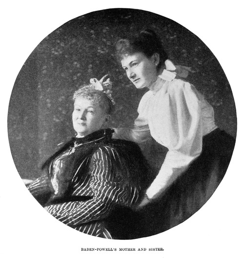 Robert Baden-Powell /N(1857-1941). 1St Baron Of Gilwell. English Soldier. Baden-Powell'S Mother And Sister, Agnes, C1900. Poster Print by Granger Collection - Item # VARGRC0058138