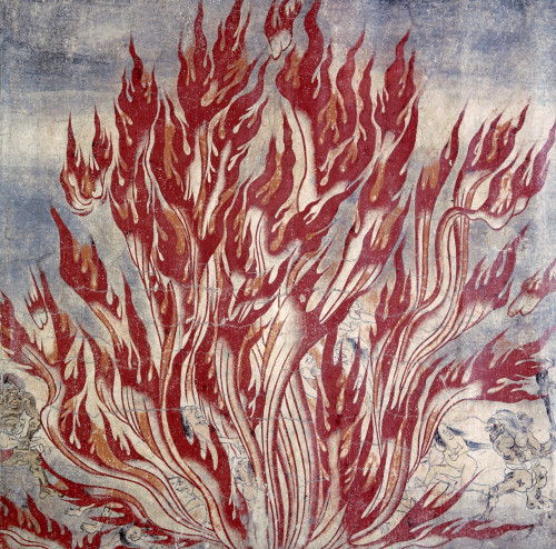 Buddhism: Hell. /Nsinners Suffer In One Of The Hells Of Buddhism. Japanese Scroll, Late 12Th Century, Attributed To Tosa Mitsunaga. Poster Print by Granger Collection - Item # VARGRC0103120