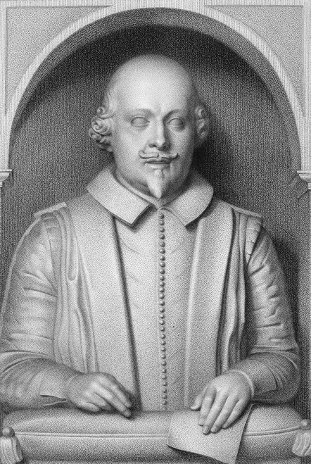 William Shakespeare /N(1564-1616). English Dramatist And Poet. Stipple Engraving Of The Monument In Stratford Church. Poster Print by Granger Collection - Item # VARGRC0006651