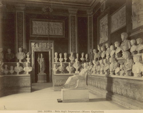 Hall Of Emperors, 1890S./Nsala Degli Imperatori. View Of The Hall Of Emperors From The Museo Capitolino, Rome. Photograph, 1890S. Poster Print by Granger Collection - Item # VARGRC0071973