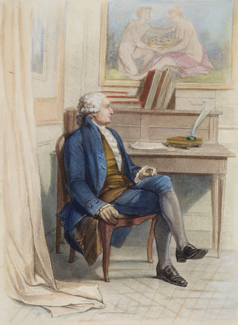 Marquis De Condorcet /N(1743-1794). French Mathematician, Philosopher, And Revolutionary. Steel Engraving, French, 19Th Century. Poster Print by Granger Collection - Item # VARGRC0055845