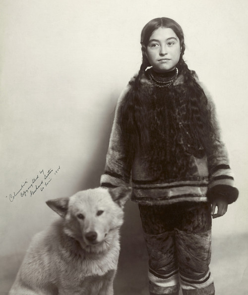Nancy Columbia (1893-1959). /Ninuit Girl Born At The World'S Columbian Exposition In Chicago, Illinois. Photographed At The Louisiana Purchase Exposition, Missouri, 1904. Poster Print by Granger Collection - Item # VARGRC0322097