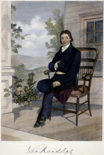 John Randolph (1773-1833). /Namerican Statesman. Steel Engraving, American, 1863. Poster Print by Granger Collection - Item # VARGRC0067332