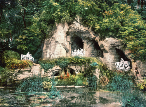 Versailles: Baths. /Na View Of The Baths Of Apollo At The Palace Of Versailles, France. Photochrome, C1900. Poster Print by Granger Collection - Item # VARGRC0123740