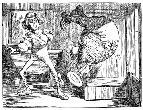 Alice In Wonderland, 1865./Nfather William Turning A Backsomersault. Illustration By Sir John Tenniel From The First Edition Of Lewis Carroll'S 'Alice'S Adventures In Wonderland,' 1865. Poster Print by Granger Collection - Item # VARGRC0016925