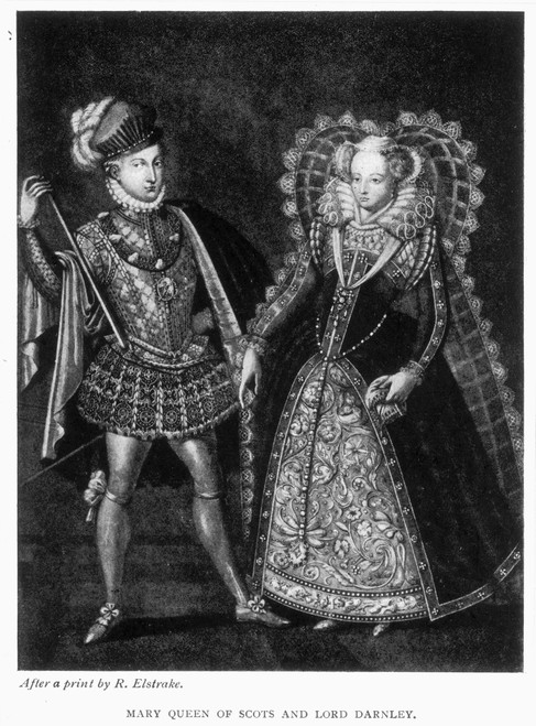 Mary, Queen Of Scots (1542-1587). /Nwith Henry Stewart, Lord Darnley. Mezzotint After R. Elstrake. Poster Print by Granger Collection - Item # VARGRC0003036 Mary, Queen Of Scots (1542-1587). /Nwith Henry Stewart, Lord Darnley. Mezzotint After R. Elstrake. Poster Print by Granger Collection - Item # VARGRC0003036