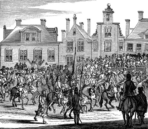 Charles Ii (1630-1685). /Nking Of Great Britain And Ireland, 1660-1685. The Entry Of King Charles Ii Into London On 29 May 1660. Contemporary Dutch Line Engraving. Poster Print by Granger Collection - Item # VARGRC0003235