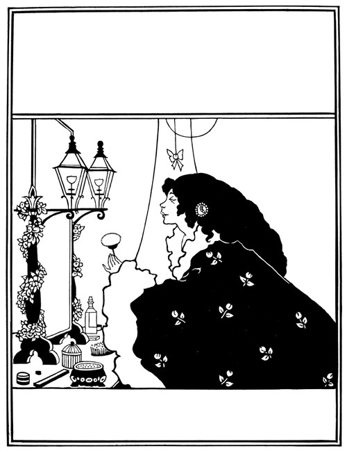 Beardsley: Yellow Book. /Ncover Design. Drawing By Aubrey Vincent Beardsley From 'The Yellow Book,' Volume Iii. Poster Print by Granger Collection - Item # VARGRC0083165