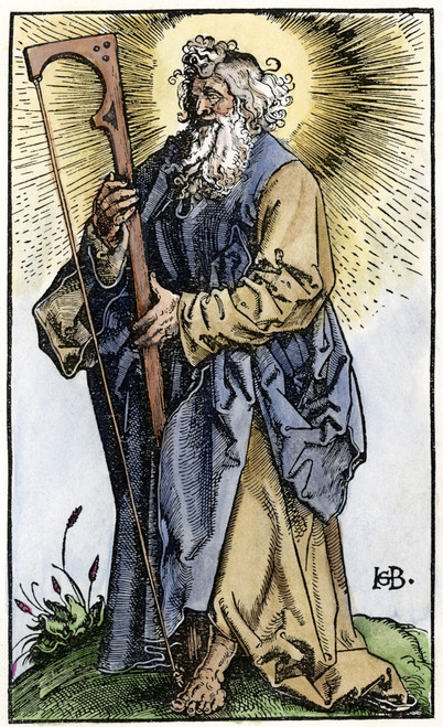 St.James Minor. /Nalso Known As Saint James The Lesser. German Woodcut, 1519, By Hans Baldung Grien. Poster Print by Granger Collection - Item # VARGRC0065269