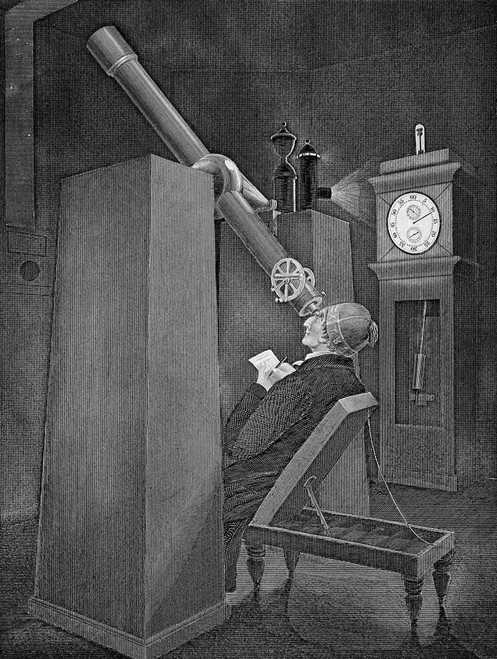 Astronomer Observing Transit of Venus Poster Print by Science Source - Item # VARSCIJA0101