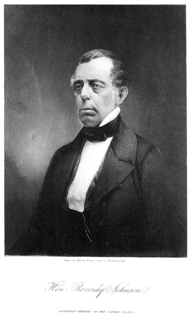 Reverdy Johnson (1796-1876). /Namerican Lawyer And Politician. Steel Engraving, American, C1850. Poster Print by Granger Collection - Item # VARGRC0047398