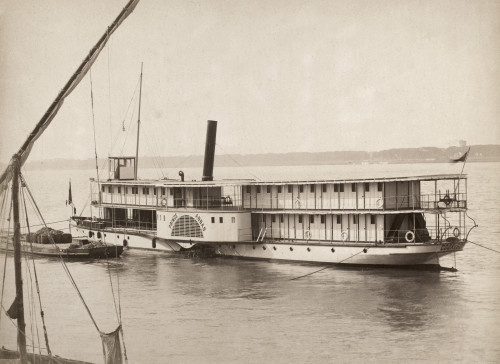 Egypt: Nile Steamer, 1894. /Nthe English Steamship 'King Abbas' On The Nile River, Egypt. Photographed 1894. Poster Print by Granger Collection - Item # VARGRC0094806