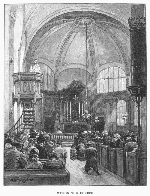 Canada: Church, 1883. /Na Church In A Canadian Village. Engraving, 1883. Poster Print by Granger Collection - Item # VARGRC0094413