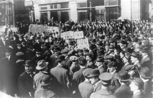 Labor Demonstration, 1914. /Ndemonstration By The Industrial Workers Of The World In New York City, 11 April 1914. Poster Print by Granger Collection - Item # VARGRC0118002