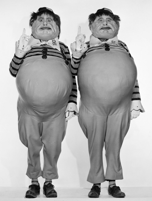 Alice In Wonderland, 1933. /Nroscoe Karns As Tweedledee (At Left) With Jack Oakie As Tweedledum In The 1933 Film Version Of 'Alice In Wonderland.' Poster Print by Granger Collection - Item # VARGRC0087997