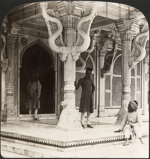India: Fatehpur Sikri, C1907. /N'Entrance To The Beautiful Marble Tomb Of St. Selim Chishti, Fatehpur Sikri, India.' Stereograph, C1907. Poster Print by Granger Collection - Item # VARGRC0323218