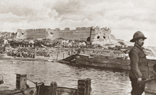 World War I: Gallipoli. /Nruins Of The Fort Of Sedd El Bahr At Gallipoli, Destroyed By British Battleships At The Beginning Of The Campaign. Photograph, C1916. Poster Print by Granger Collection - Item # VARGRC0408141