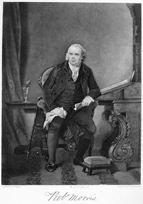 Robert Morris (1734-1806). /Namerican Financier And Politician. Line Engraving After A Painting By Alonzo Chappel. Poster Print by Granger Collection - Item # VARGRC0114595
