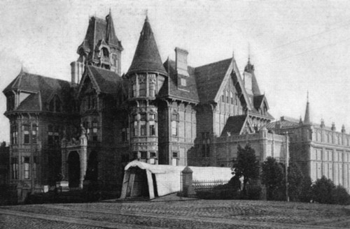 San Francisco: Institute. /Nmark Hopkins Institute Of Art At The Corner Of California And Mason Streets, Destroyed During The Earthquake Of 18 April 1906. Poster Print by Granger Collection - Item # VARGRC0092588