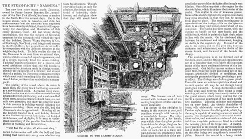 Yachting, 1882. /Na Corner Of The Ladies' Saloon Of James Gordon Bennett, Jr.'S Iron Screw Steam-Yacht, 'Namouna.' Drawing, 1882. Poster Print by Granger Collection - Item # VARGRC0045155