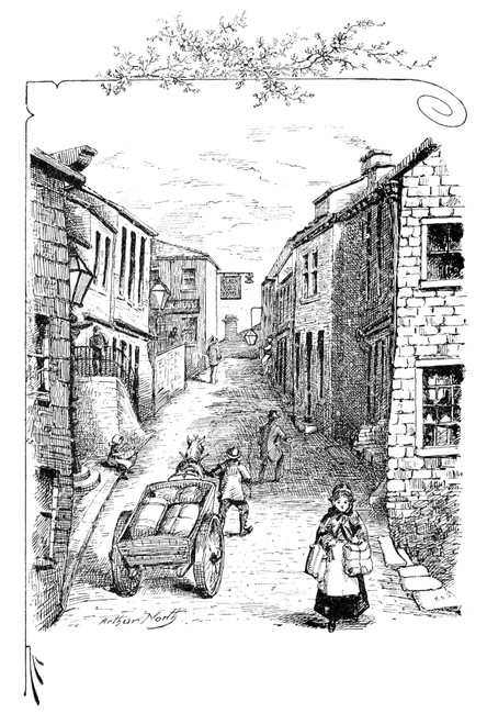Haworth, Yorkshire. /Nmain Street, Haworth, Yorkshire, As It Appeared In The Time Of The Bront_s. Poster Print by Granger Collection - Item # VARGRC0003272