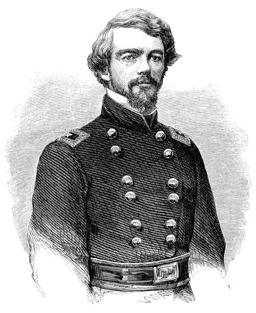 Isaac Ingalls Stevens /N(1818-1862). American Army Officer. Wood Engraving, 1862. Poster Print by Granger Collection - Item # VARGRC0057109