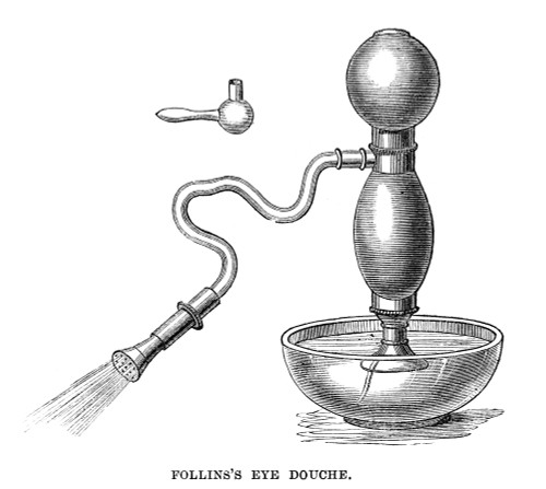 Eye Wash, 1867. /Nfollin'S Eye Wash Instrument, As Exhibited At The Paris International Exhibition. Wood Engraving, English, 1867. Poster Print by Granger Collection - Item # VARGRC0267921