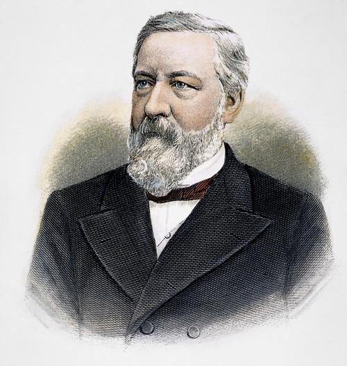 James G. Blaine (1830-1893). /Namerican Political Leader. Steel Engraving, 19Th Century. Poster Print by Granger Collection - Item # VARGRC0046491