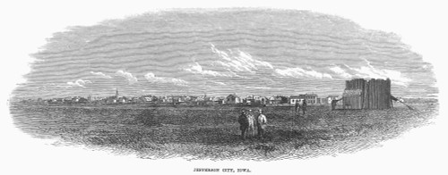 Iowa: Jefferson City, 1869. /Nwood Engraving, 1869. Poster Print by Granger Collection - Item # VARGRC0099307